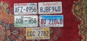5 tablic rejestracyjnych  usa oryginal