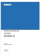 Instrukcja obsługi Kobelco SK 70 SR - 1 E PL