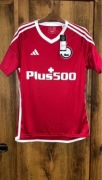 Koszulka Legia Warszawa Adidas 2023/2024 - wyjazdowa, czerwona, roz. M