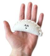 Pieróg Filcowy Rękodzieło z Filcu Maskotka Jedzenie Zabawka 1szt.