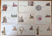 Całostki (pocztówki) III Wizyta Jana Pawła II w Polsce 1997r. - 11 szt.