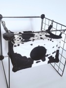 (S) Domek dla szczura, myszki, chomika. Łaty czarna krowa