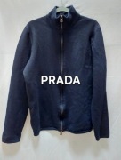Sweter kardigan marki Prada, unisex, roz. 42