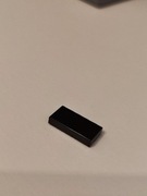 LEGO TILE 3069b 1x2 czarna 128 sztuk 