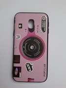 Etui samsung J3 różowy 