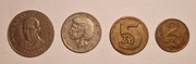 Monety PRL 1976 - zestaw 2, 5, 10, 20 zł Mickiewicz, Nowotko
