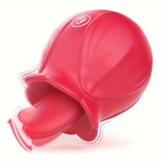 Masturbator wibrator damski róża język stymulator łechtaczki 