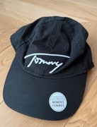Czarna czapka z daszkiem regulowana Tommy Hilfiger / uniwersalna