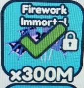 Firework immortal Roblox Timber Champion 300m