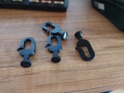 Haczyki z niepełną kulką do werand, altan, moskitier, zasłon etc.