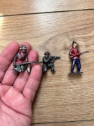 Stare figurki żołnierzyki metalowe x3 | ołowiane | kolekcjonerskie 