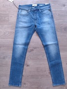 Spodnie jeansy REPLAY M1008 Willbi regular slim dżinsy premium nowe 32/34