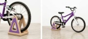 Drewniany Trenażer Stojak Rowerowy dla Dzieci – Pasuje do woom 3