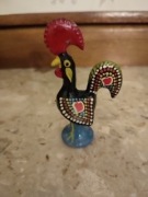 Figurka metalowa koguta z Portugalii