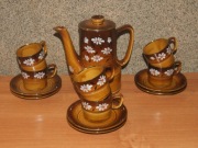 Stary serwis kawowy 6-osobowy Tułowice Vintage PRL 