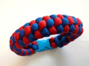 Bransoletka/bransoleta paracord survival 17 cm ręcznie robiona