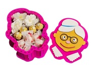 Pudełko dla Babci, drewniane, na słodkości, prezent, Dzień Ba