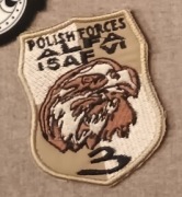 Naszywka z misji Afganistan 