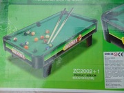 Mini stół bilardowy 80x42cm minibilard 15 bil 2 kije