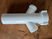 kłóciec do syfonu, kolanko pcv, trójnik GW 1 1/2 x fi40 mm 2 wyjścia
