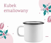 NOWY kubek emaliowany