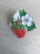 broszka damska truskawka