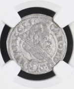 Niemcy - Munsterberg-Oleśnica - 1613 - 3 Krajcary - Grading NGC AU55