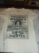 House Brand ORGINAL WHISKY 40% VOL. PIRATES koszulka męska