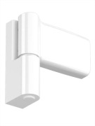 Zawias drzwiowy MEDOS JOCKER PVC 17,5 mm biały RAL 9016 A