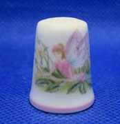 Naparstek Kolekcjonerski Porcelanowy Royal Worcester Kwietna Wróżka 