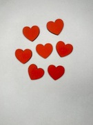 Scrapki Serce 3cm Decoupage Serca dekoracja