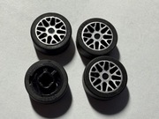 LEGO KOŁO 11x6 OPONA 14x6 93595pb01c01 SILVER 2 szt