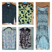 Zestaw NÜMPH 4 bluzki+ 1 sukienka rozmiar S