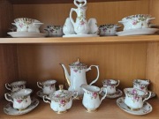 Zestaw obiadowo kawowy Chodzież 12 osób