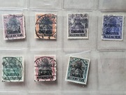 Plebiscite Olsztyn, Allenstein, kolekcja 7 znaczków