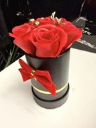 Flower box MINI z róż mydlanych 