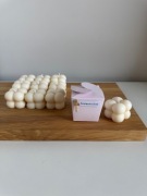 Prezenty dla gości - świece sojowe mini bubble 