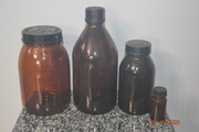Zestaw starych butelek POCH Gliwice z PRL