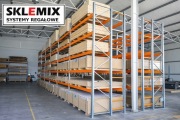 Regały magazynowe na płyty meblowe i budowlane 2800/2070 – używane