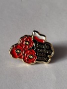 Przypinka pin flaga Polski Monte Cassino odznaka wpinka