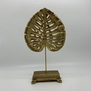 Figurka złota liść monstery