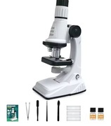 Mikroskop dla dzieci 200x-1200x STEM Edukacyjny LED Biologiczny