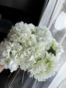 Hortensja sztuczna biała cena za sztukę 