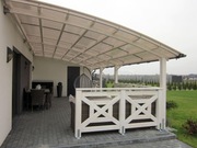 Zadaszenia tarasu i  carporty z drewna