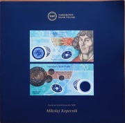 Folder do banknotu kolekcjonerskiego Mikołaj Kopernik