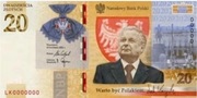 20 zł Lech Kaczyński -Warto być Polakiem numer banknotu do 11000