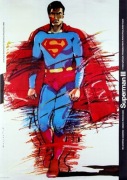 Plakat filmowy Superman III Grzegorz Marszałek numerowany sygnowany