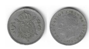 H03 Hiszpania 5 ptas 1975 Juan Carlos