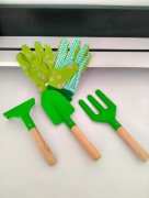 Zestaw narzędzi ogrodniczych dla dziecka 4 elementy 