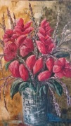 OBRAZ OLEJNY KWIATY 85cm x 120cm